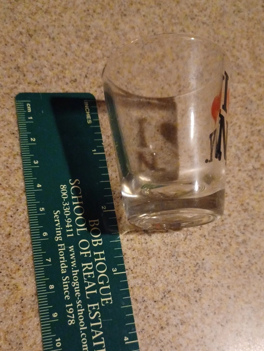 Assorted Clear Glass Shots 6